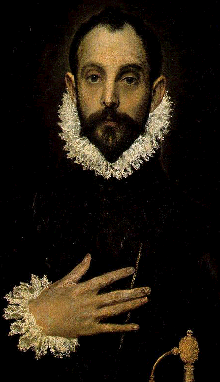 The Knight with His Hand on His Breast